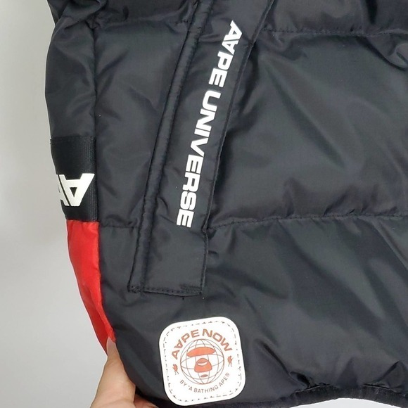 NWOT AAPE MEN'S THINSULATE REVERSIBLE PADDED SHELL JACKET‎ - Picture 7 of 13